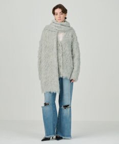 GRACE CONTINENTAL シャギーニットストール