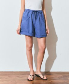 GRACE CONTINENTAL ヘリンボーンツイルハーフパンツ