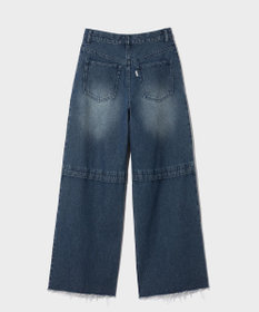 GRACE CONTINENTAL ハードクラッシュデニムパンツ