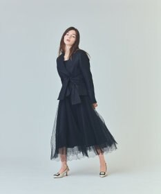 GRACE CONTINENTAL ラメWOOLボウジャケット