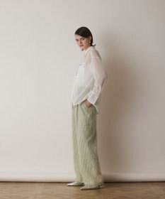 GRACE CONTINENTAL メッシュオーバーシャツ