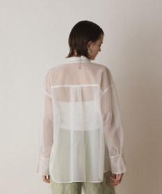 GRACE CONTINENTAL メッシュオーバーシャツ