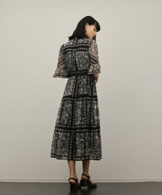 GRACE CONTINENTAL ペイズリーカレイドプリントワンピース