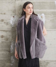 GRACE CONTINENTAL 【BLANCHA】ムートンジレ グレー