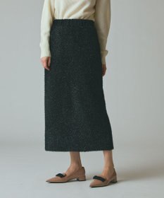 GRACE CONTINENTAL フェザーヤーンシャイニースカート