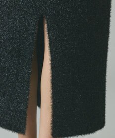 GRACE CONTINENTAL フェザーヤーンシャイニースカート