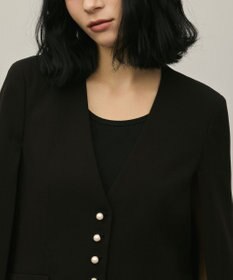 GRACE CONTINENTAL トリアセケープスリーブジャケット
