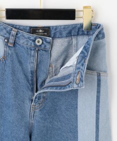 ⭐️グレースコンチネンタル⭐️ラインワイドデニムパンツ⭐️ 切替ワイドデニムパンツ / GRACE CONTINENTAL | GRACE