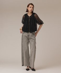 GRACE CONTINENTAL チュールシアーブルゾン