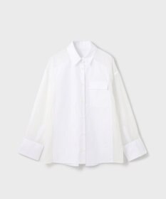GRACE CONTINENTAL シアーコンビオーバーシャツ