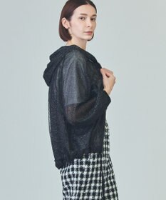 GRACE CONTINENTAL マクラメメッシュフーディー