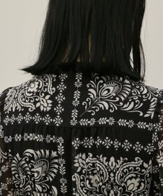 GRACE CONTINENTAL ペイズリーカレイドプリントワンピース