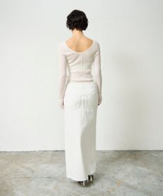 GRACE CONTINENTAL デニムタイトロングスカート