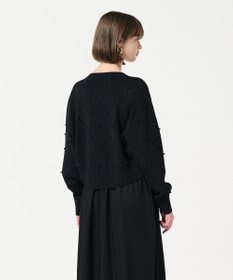 GRACE CONTINENTAL パールニットブルゾン