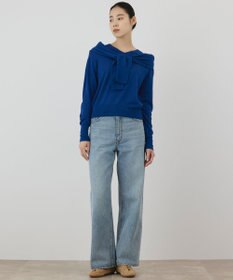 GRACE CONTINENTAL バイカラーウールニットトップ