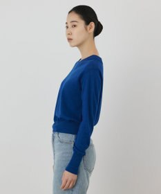 GRACE CONTINENTAL バイカラーウールニットトップ