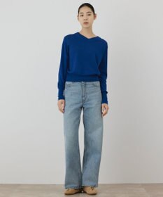GRACE CONTINENTAL バイカラーウールニットトップ