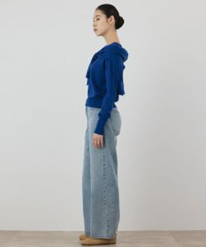 GRACE CONTINENTAL バイカラーウールニットトップ