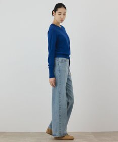 GRACE CONTINENTAL バイカラーウールニットトップ