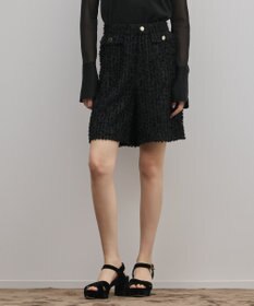 GRACE CONTINENTAL カットジャガードハーフパンツ