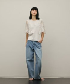 GRACE CONTINENTAL レースフレアカットトップ