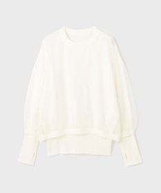 GRACE CONTINENTAL シアーニットトップ