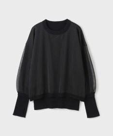 GRACE CONTINENTAL シアーニットトップ