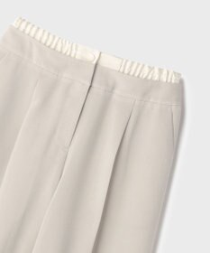 GRACE CONTINENTAL レイヤードイージーパンツ