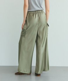 GRACE CONTINENTAL ダブルサテンイージーパンツ