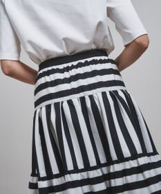 GRACE CONTINENTAL ボーダーコンビスカート