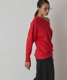 GRACE CONTINENTAL アシメテレコカットトップ