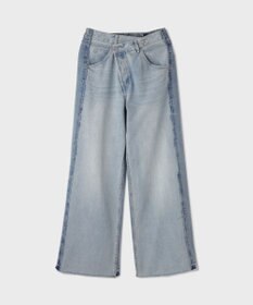 GRACE CONTINENTAL リメイクストレートデニムパンツ