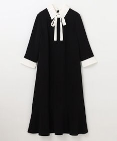 GRACE CONTINENTAL ダブルクロスドレス