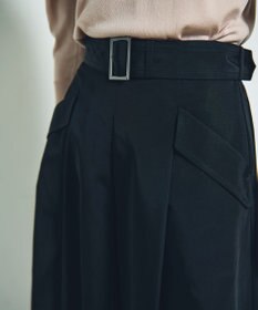 GRACE CONTINENTAL グログランタックフレアスカート