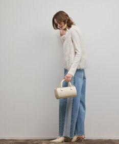 GRACE CONTINENTAL サイドラインデニムパンツ