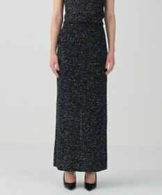 GRACE CONTINENTAL シャイニーニットロングスカート