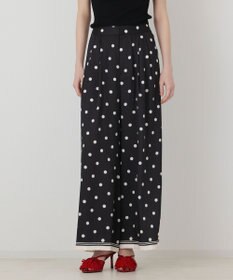 GRACE CONTINENTAL ドットツイルパンツ