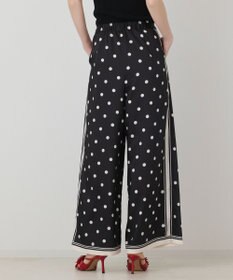 GRACE CONTINENTAL ドットツイルパンツ