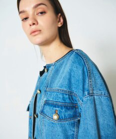 GRACE CONTINENTAL メタル釦デニムジャケット