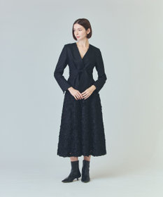 GRACE CONTINENTAL ラメWOOLボウジャケット