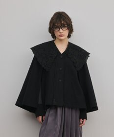 GRACE CONTINENTAL タッセル付レースカラー