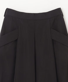 GRACE CONTINENTAL グログランタックフレアスカート