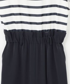 GRACE CONTINENTAL リボンボーダーサロペット ボーダーコンビサロペット / GRACE CONTINENTAL | GRACE