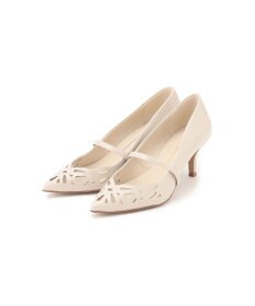 【完売品】グレースコンチネンタル　カットワーク　パンプス　ベージュ　23.5 カットワークローパンプス / GRACE CONTINENTAL | GRACE