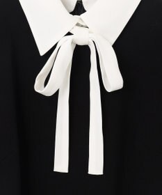 GRACE CONTINENTAL ダブルクロスドレス