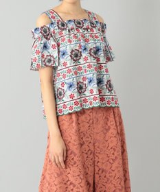 オフショルダー刺繍トップ / GRACE CONTINENTAL | GRACE