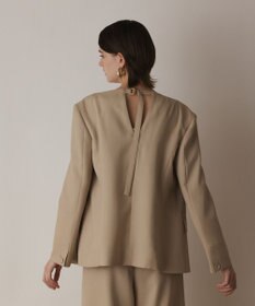 GRACE CONTINENTAL バックシャンノーカラージャケット バックシャンノーカラージャケット / GRACE CONTINENTAL | GRACE