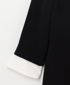 GRACE CONTINENTAL ダブルクロスドレス