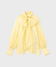 GRACE CONTINENTAL シアーボウタイブラウス