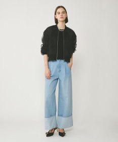 GRACE CONTINENTAL ロールアップワイドパンツ